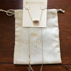 Kendra Scott Elisa Necklace in Drusy Multicolor